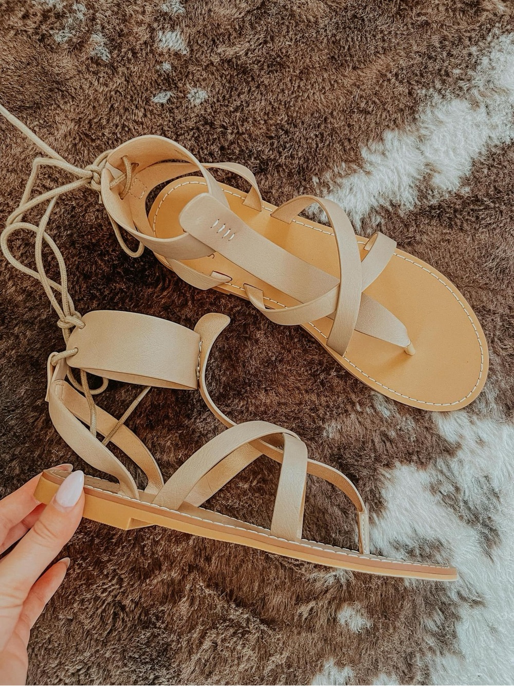 Oasis Society Lace-Up Sandal